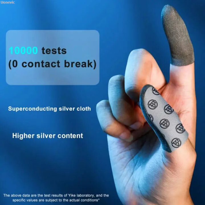 Uonevic Finger gloves Game controller S PUBG1~10PC sweatproof Bargain price cover anti-slip touch screen mobile game
