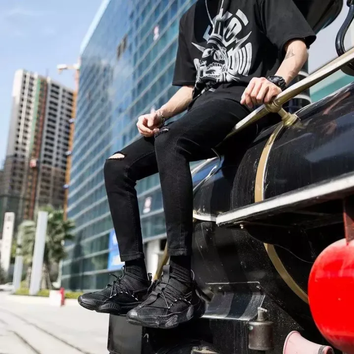 Black%20Skinny%20Knee%20Cut%20Jeans%20For%20Men%20-%20Black%20%7C%20Multisize%20%7C%20Fashion%20%7C%20Jeans%20For%20Men%20%7C%20Pants%20For%20Men%20%7C%20Men'S%20Wear%20%7C%20-%20Image%203