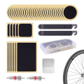 Sptrry46PCS Tube Patch Kit Self-Adhesive Patches Metal Rasp and Lever Kit Portable Outdoor Cycling Bike Tire Repair Tools. 