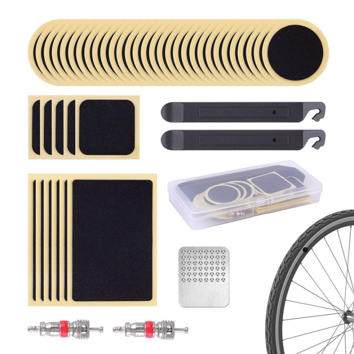 Sptrry46PCS%20Tube%20Patch%20Kit%20Self-Adhesive%20Patches%20Metal%20Rasp%20and%20Lever%20Kit%20Portable%20Outdoor%20Cycling%20Bike%20Tire%20Repair%20Tools%20-%20Image%203