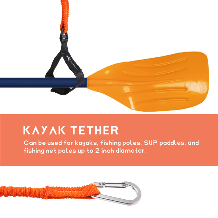 Adjustable%20Paddle/%20Fishing%20Rod/%20Leash%20with%20Carabiner%20for%20Kayak%20Gear%20Accessories%20Safety%20Lanyard,2Pcs%20-%20Image%202