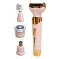 Geemy GM-3074 4In1 Electric Razor For Women Painless Hair Removal Epilator Face Body And Bikini Line Shaver For Women. 