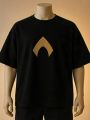 Aquaman Crest Emblem Printed Tshirt (Brown, Black, Maroon, White, Cream, Blue). 