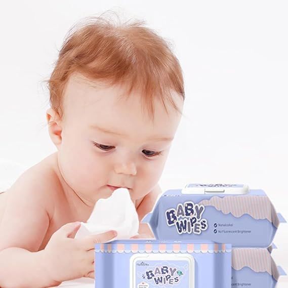 Cleansing Sensitive Baby Wipes, Soft and Gentle, 99.9% Water, Water Wipes, Fragrance Free