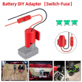 Battery Adapter for 12V with Switch Fuses & Wire Terminals Battery Adapter Power Converter Kit. 