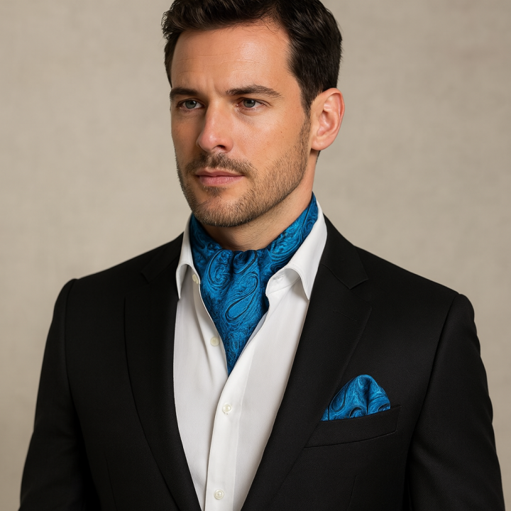 Classic Gentleman’s Ascot Set with Matching Pocket Square | Daraz.com.np