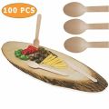 Wooden Spoons 34 mm x 160 mm (100 pcs/pkt). 