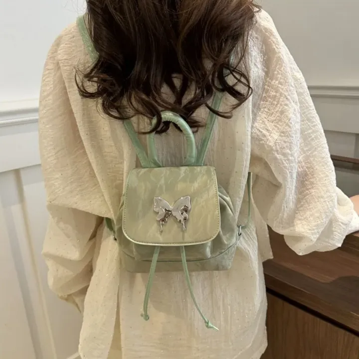Fashion%20PU%20Women's%20Backpack%20High-capacity%20Butterfly%20Mini%20Backpack%20Solid%20Color%20School%20Backpack%20Women%20-%20Image%206