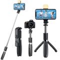 Selfie Stick For Mobile With Tripod Bluetooth Remote. 