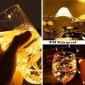 2/3/5/10m DIY LED USB Powered Fairy Lights Garland Copper Wire String Lamp for Home Wedding Party Holiday Outdoor Decoration. 