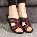 With Rhinestone Breathable Summer Casual Slope With Womens Sandal Thick Soled - Fashion | Women's Footwear |. 
