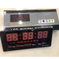 Large Digital Display LED Wall Clock. 