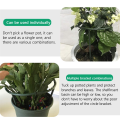 10 Pack Plastic Half Round Plant Support Ring Plastic Plant Cage Holder Flower Pot Climbing. 
