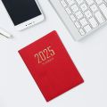 Cosme Ink-resistant Paper Planner 2025 Planner with Thick Paper Faux Leather Cover Smooth Writing No Ink Bleeding Ink-resistant for Thick. 