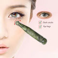 Aweisuan Hot Sale Natural Jade Stone Face Eye Massage Stick Jade Gua Sha Beauty Acupuncture Wand Natural Healing Stone Meridian Scraping Acupoint. 