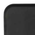 Black Color Plastic Rectangular Bar Tray 18 Inches. 