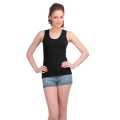 Black Plain Sando Women's Clothing. 