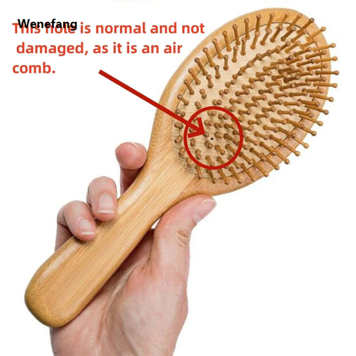 Wenefang%20Eco%20Bamboo%20Hair%20Brush%20Nature%20Wooden%20Anti-Static%20Detangle%20Brush%20Hair%20Portable%20Scalp%20Massage%20Comb%20Air%20Cushion%20Styling%20Tools%20for%20Women%20Men%20-%20Image%204