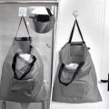 Reusable baggy clothes with dirty carabiner for dirty drawstring travel portable foldable laundry bag washable clip travel storage bag clothes. 