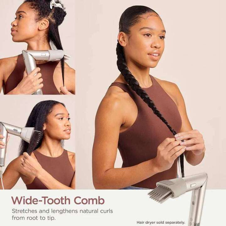 Wide%20Tooth%20Comb%20And%20Anti-Flying%20Nozzle%20For%20Shark%20XSKHD4PA%20/%20XSKHD4WTCA%20Flexstyle%20Series%20Air%20Hair%20Styling%20Tool%20Attachment%20-%20Image%205