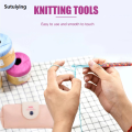 Sutuiying 5pcs Aluminum Alloy Knitting Needles Crochet Hooks Weave Crochet High Quality Needles Set Sweater Knitting Yarn Knit hook Tool 6.5/7/8/9/10mm. 