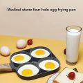 Egg Cooker Frying Pan,Green Pans 4-Cups Non-Stick cookware Aluminium Alloy Fried Egg Cooker,Pancake,Omelette Pan. 