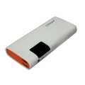 Liondo 2 USB 10000 mAh Digital Display Power Bank 816 - (White). 