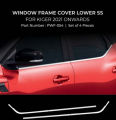 Car Lower Window Chrome Garnish Kit For Renault Kiger. 