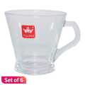 Glass Tea Cup Yujing 6pcs Glass Set YJZB-2411-1. 