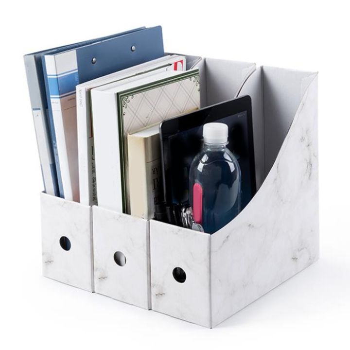 Sojhoop%20Sturdy%20Cardboard%20Magazine%20Holder%20Waterproof%20Magazine%20Storage%20Box%20Book%20Bins%20Desk%20File%20Holder%20Organizer%20-%20Image%202