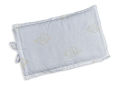 Kokroma Refillable Mustard Seed Baby Pillow | Natural Flat Head Prevention | 0-6 Months | 100% Cotton | 16" x 10.5". 