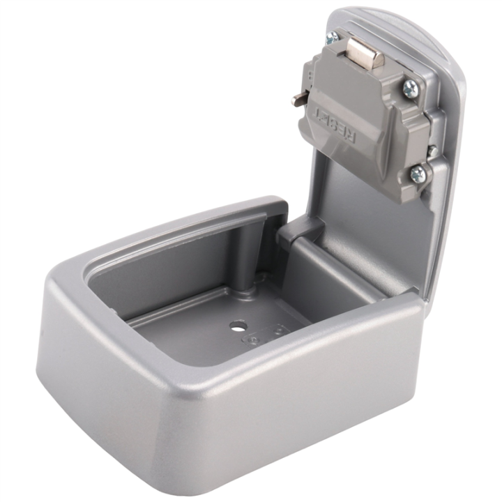 NAMUNY%20Key%20Lock%20Box%20Wall%20Mounted%204%20Digit%20Combination%20Lock%20Box%20for%20House%20Key%20Weatherproof%20Security%20Key%20Storage%20Lock%20Box%20Silver%20-%20Image%202