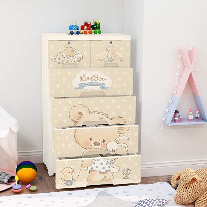 Baby Drawer storage cabinet plastic children s wardrobe Wardrobe For Kids Daraz .np