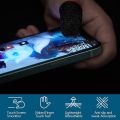 Finger Sleeve for Gaming Mobile Game Controller Finger Thumb Sleeve Anti-Sweat Breathable Seamless Touchscreen Finger Cover (Set of 2). 