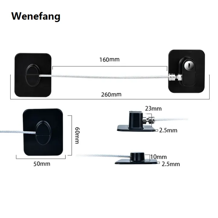 Wenefang%20Password%20Baby%20Safety%20Door%20Window%20Lock%20Key%20for%20Children%20Kids%20Home%20Security%20Protection%20Baby%20Care%20Cabinet%20Refrigerator%20Locks%20Drawer%20-%20Image%206