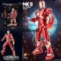 Difutagui Zheng Marvel Authorized Iron Man Armor Mk1-14 Blind Box Building Block New Luxury Assembly Diy Model Figurine Collection Commemorative Item. 