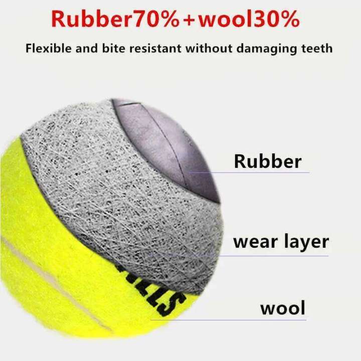 4Pcs/Set%20Dog%20Toy%20Q-MONSTER%20Thick%20Walled%20Natural%20Rubber%20Squeak%20Chew%20Dogs%20Tennis%20Interactive%20Bouncy%20Balls%20for%20Training%20-%20Image%203