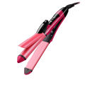 Nova 2-in-1 Hair Straightener and Curler , Hair Iron- Pink. 