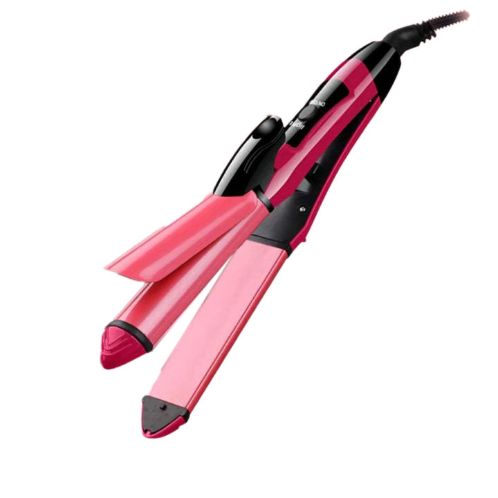 Nova%202-in-1%20Hair%20Straightener%20and%20Curler%20,%20Hair%20Iron-%20Pink%20-%20Image%205