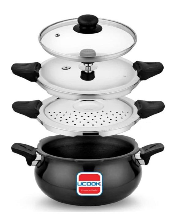 UNITED%20UCOOK%203%20in%201%20Smart%203%20Litres%20Hard%20Anodised%20Induction%20Based%20With%20Outer%20Lid%20Cooker%20(%20Cooker%20+%20Strainer%20+%20Server%20)%20-%20Image%204