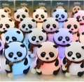 Cute Panda Silicon USB Rechargeable Night Light Lamp Night Lamp (8.5 cm, Multicolor). 
