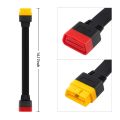 FORIDE 2X New OBD OBD2 Extension Cable Connector for Launch X431 V/Easydiag 3.0/Mdiag/Golo Main 16Pin Male to Female Cable 36cm. 