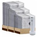 Rechargeable Pump Vacuum Bags 6/9 Pcs for Travel for Luggage and Suitcase Compression Space Saver for Clothes. 