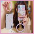 Anti-knock soft case Phone Case For Samsung Galaxy A70 bracelet Waterproof heat dissipation Back Cover cute funny youth. 
