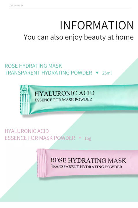 Melao Hyaluronic Acid And Rose Hydrating Hydra Jelly Mask