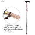 Wenefang 1pcs Folding Wooden Handle Cane Portable Anti-shock Elder Guide 2025 New Walking Stick for Blind People Guide Walking Stick Bronze. 