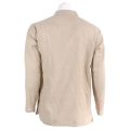 Cream Solid Buttoned Cotton Kurta Shirt For Men. 