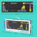 iMice AN800 Wireless Dual Mode (2.4G/Bluetooth) Membrane Keyboard. 