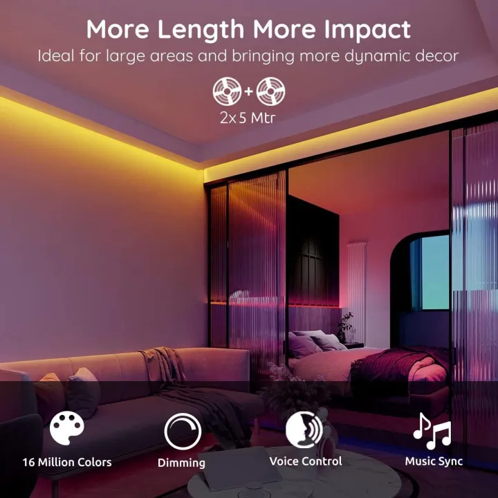Lightstec%20Huelite%203.0%20Smart%20Led%20Strip%20%7C10%20Meter%7C%20Music%20Sync%7C%20Wi-Fi%20Rgb%20Light%20Strip%7C%20Compatible%20with%20Amazon%20Alexa%7C%20App%20Controlled%20Multicolor%20Lights%20(RGB%2010%20Meter%20Kit)%20-%20Image%202