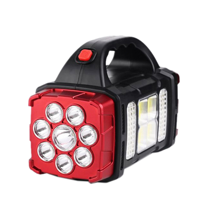 USB%20Rechargeable%20Flashlight%20Solar%20LED%20Light%20with%20COB%20Work%20Light%204%20Gear%20Charge%20Mobile%20Phone%20Camping%20Lamp%20,2678%20Rose%20Red%20-%20Image%202